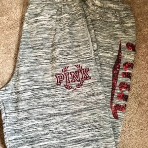 Size medium Victoria’s Secret pink sweatpants